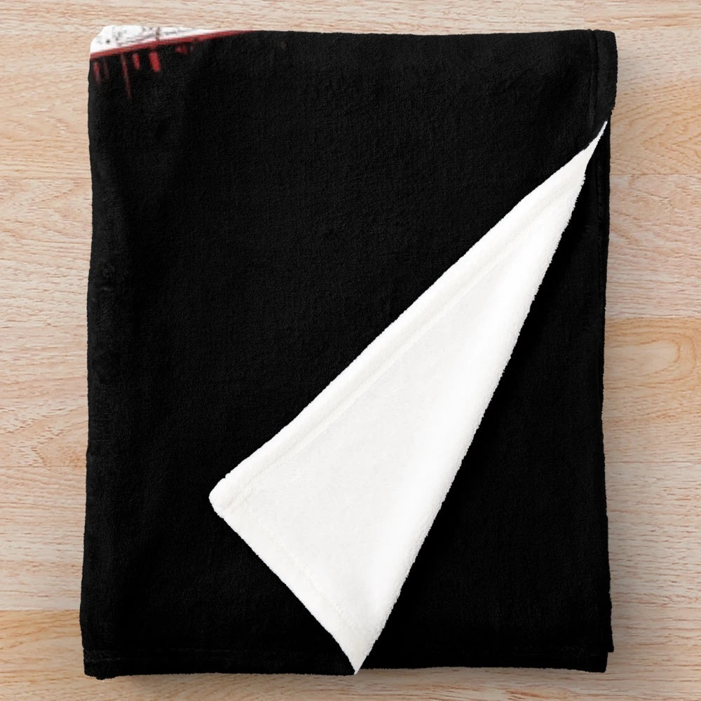 Kaspa crypto-themed plush blanket featuring harmony blockchain design