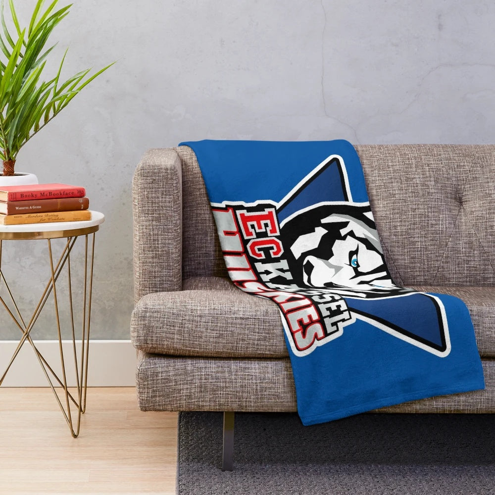 Kassel Huskies inspired plush blanket