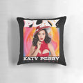 Katy Perry "Play" inspired throw pillow with vibrant pop art design