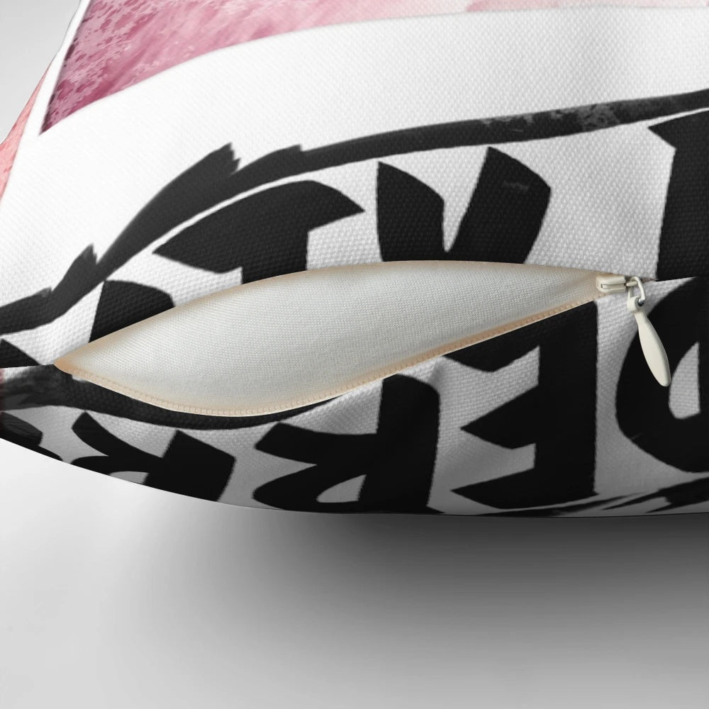Katy Perry themed decorative pillow featuring the pop star's iconic imagery and lyrics