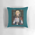 A cozy and charming Kaveh pillow, featuring the beloved Genshin Impact character from the Sumeru region.