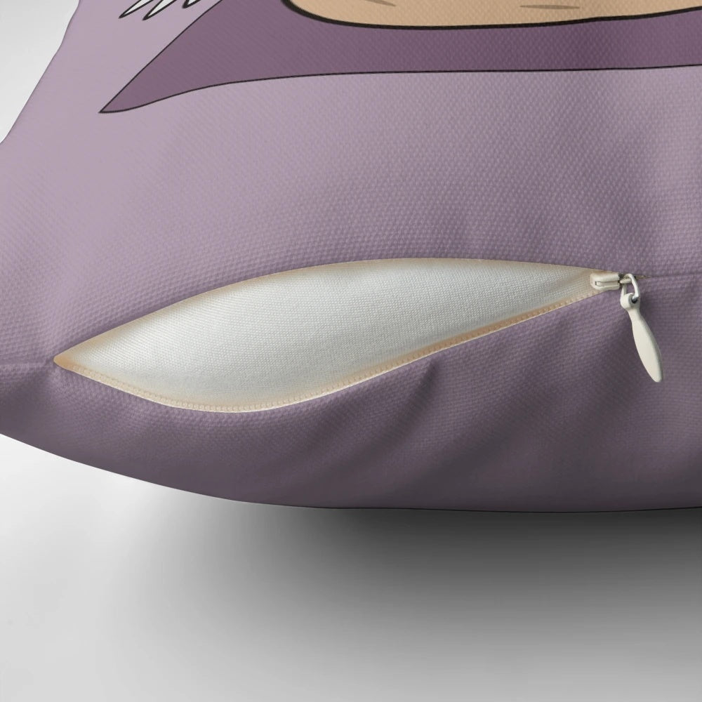 Adorable kawaii sloth plush pillow perfect for meditation and yoga
