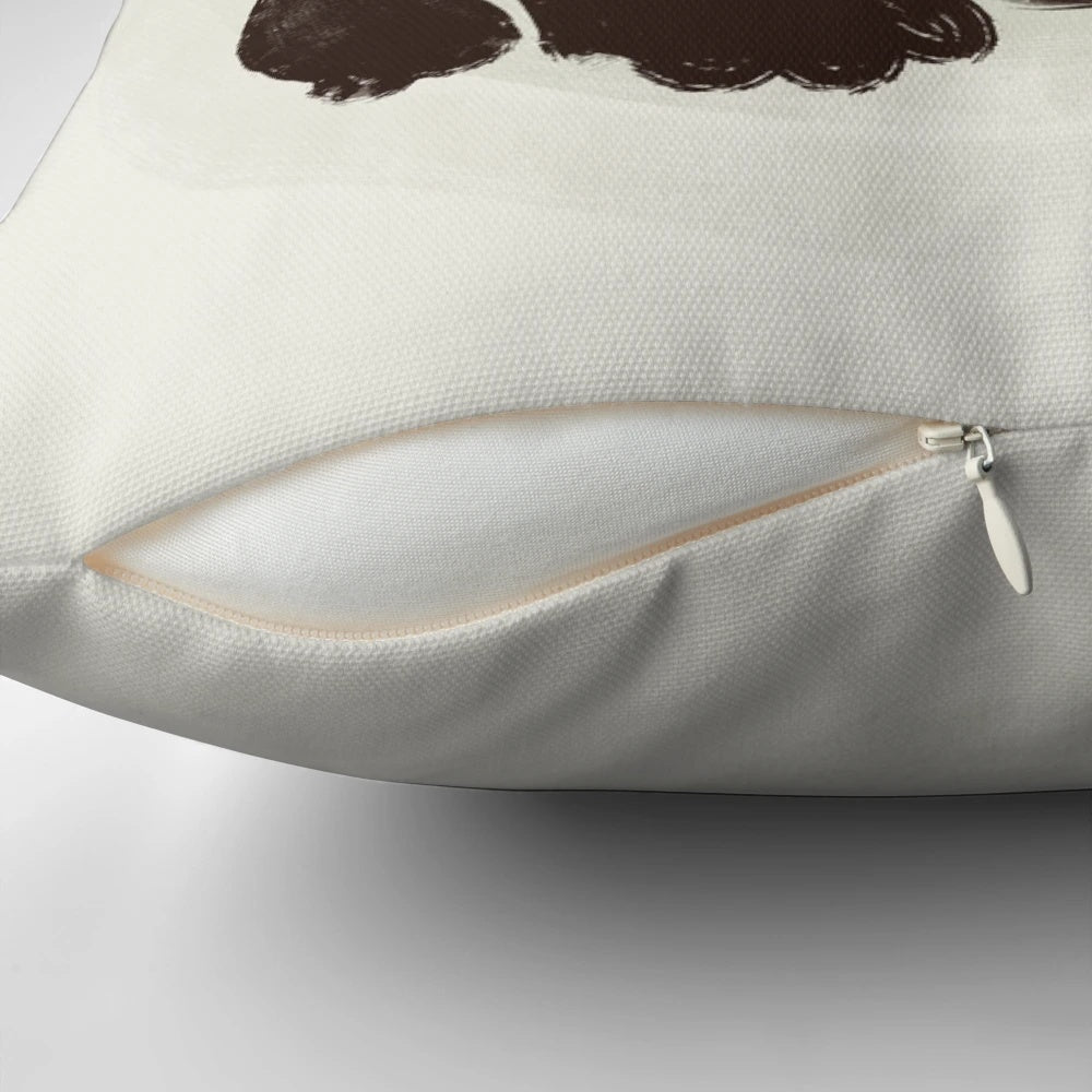 Adorable frog-shaped pillow with a whimsical, cartoon-inspired design