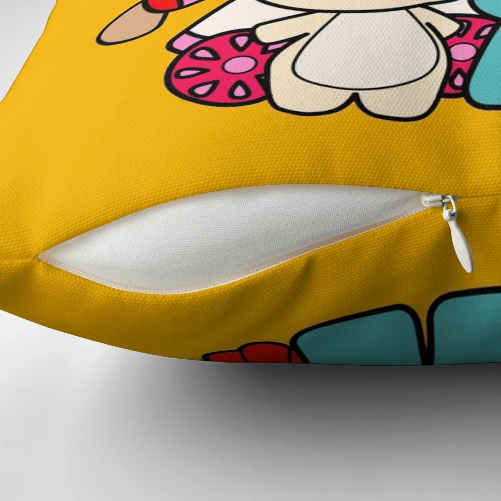 Soft, kawaii "In the Night Garden" themed plush pillow featuring Iggle Piggle, Makka Pakka, and Upsy Daisy characters.