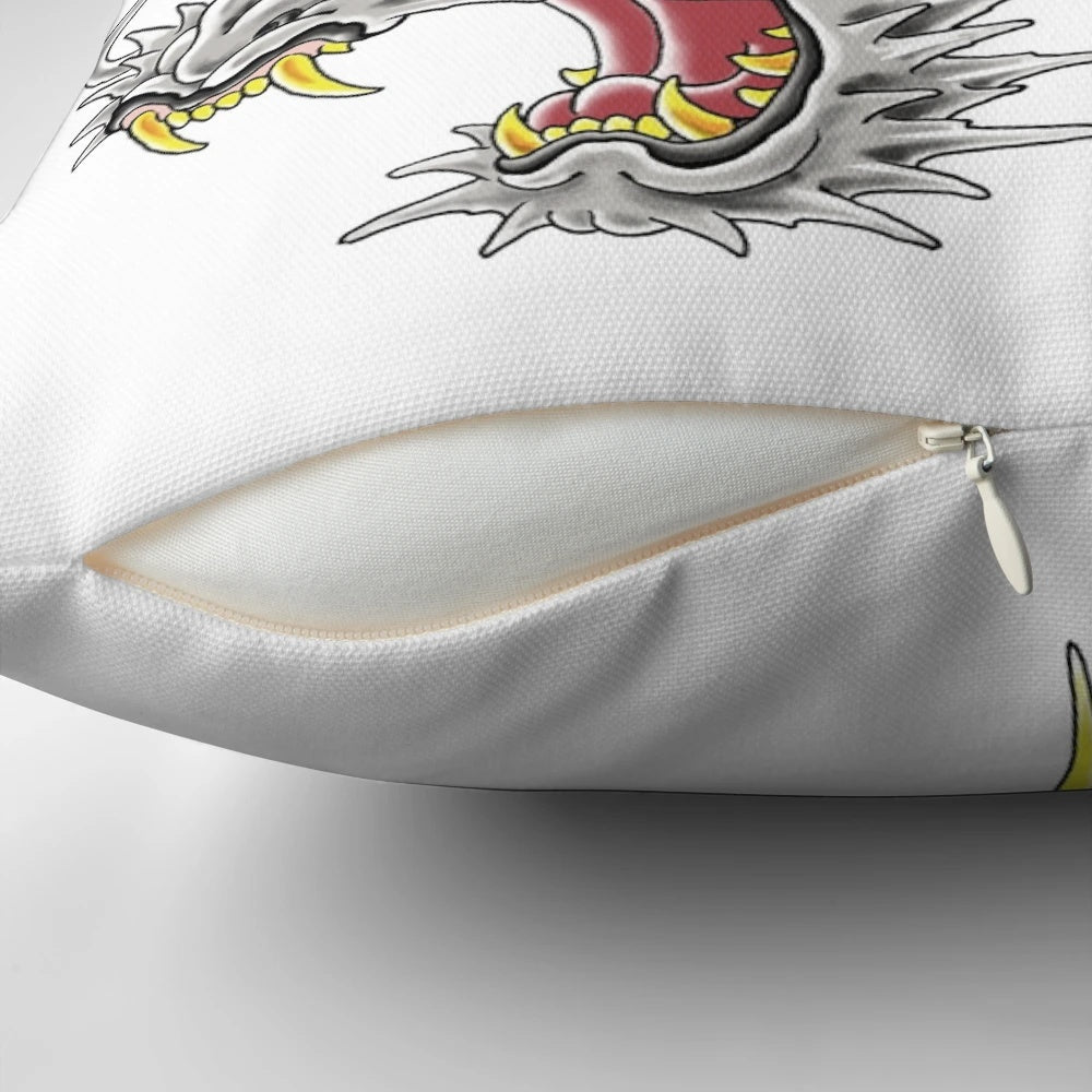 Pillow featuring the iconic dragon tattoo of Kazuma Kiryu, the protagonist of the Yakuza video game series