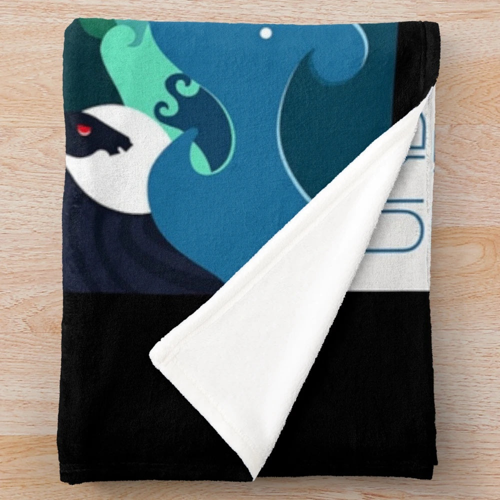 Soft, cozy plush blanket featuring the album art for Keane's "Under the Iron Sea