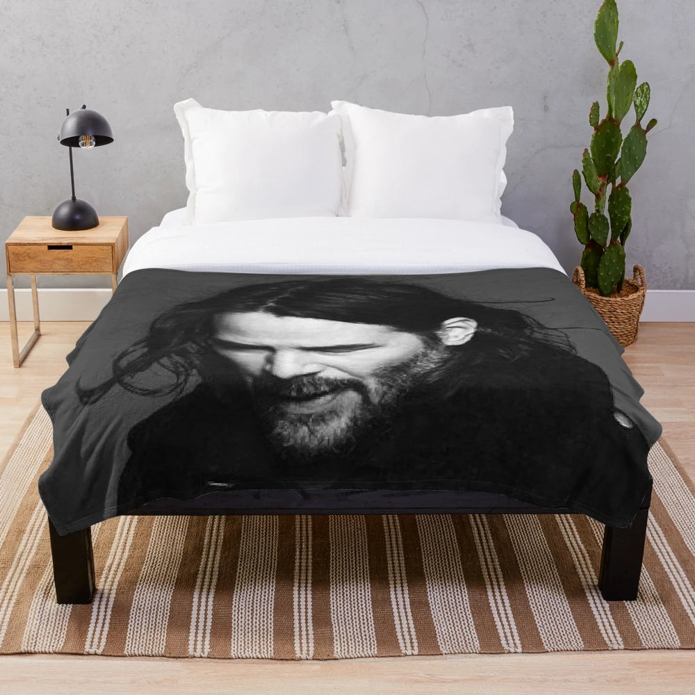 Keanu Reeves Inspired Plush Blanket