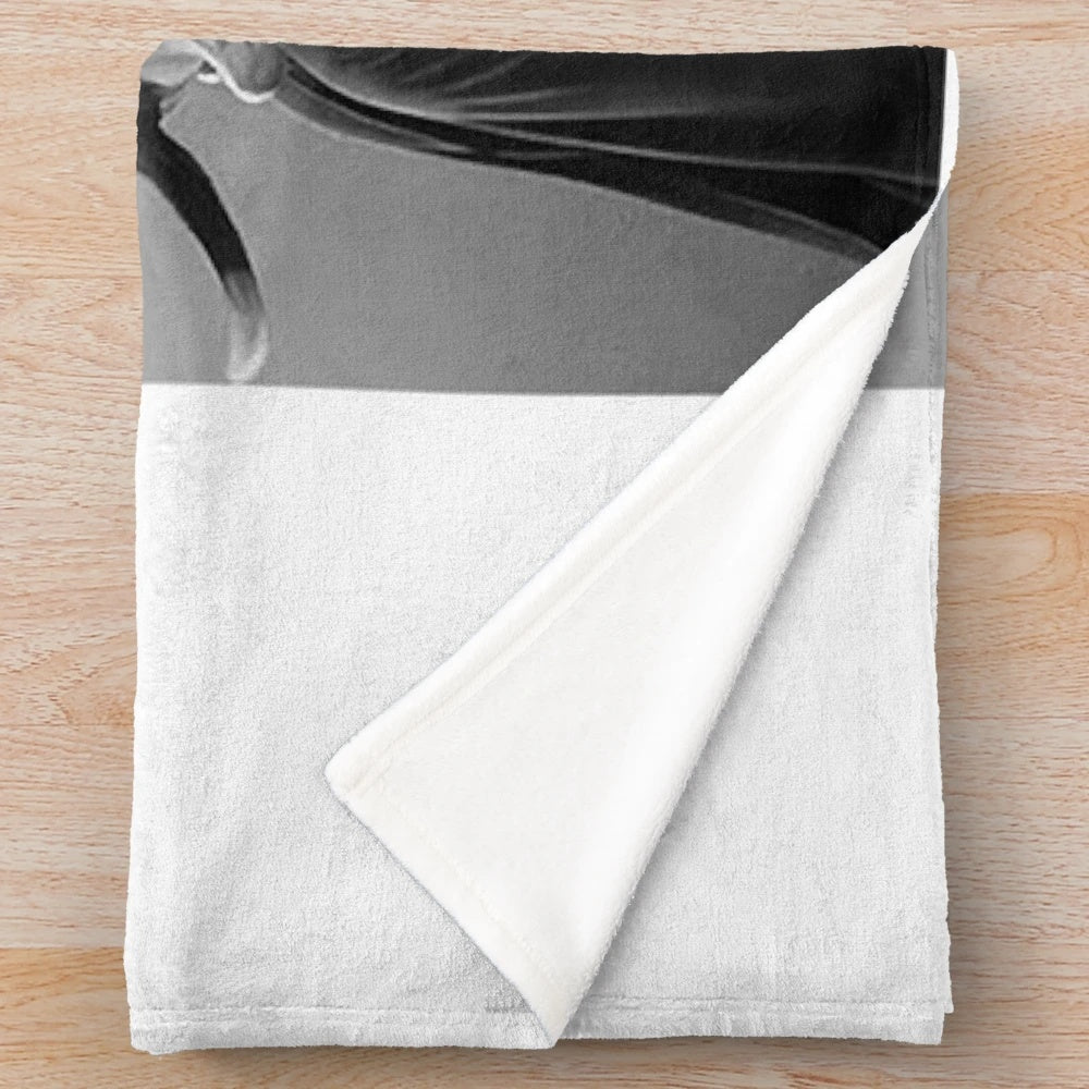 Keanu Reeves inspired plush blanket featuring John Wick Halloween and Christmas designs