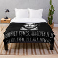 Keanu Reeves John Wick Inspired Plush Throw Blanket