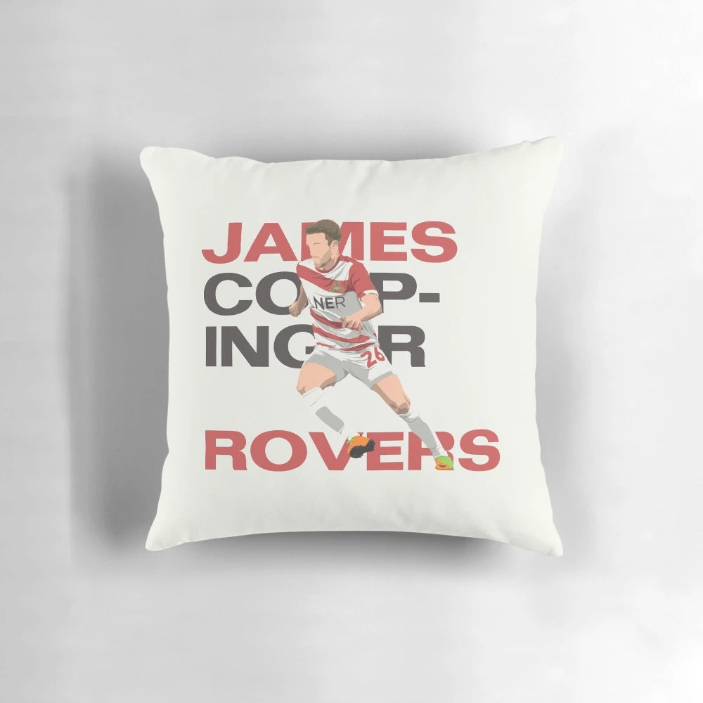 Keepmoat Copps Pillow featuring the Doncaster Rovers legend