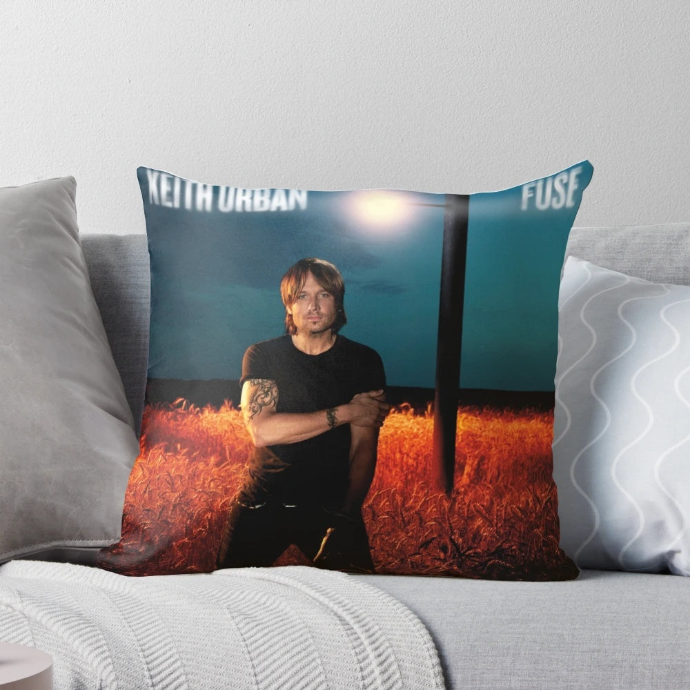 Keith Urban Fuse Pillow - Officially Licensed Country Music Merchandise Featuring the Country Music Singer