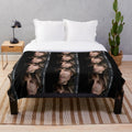 Keith Urban-inspired plush blanket with tour graphics