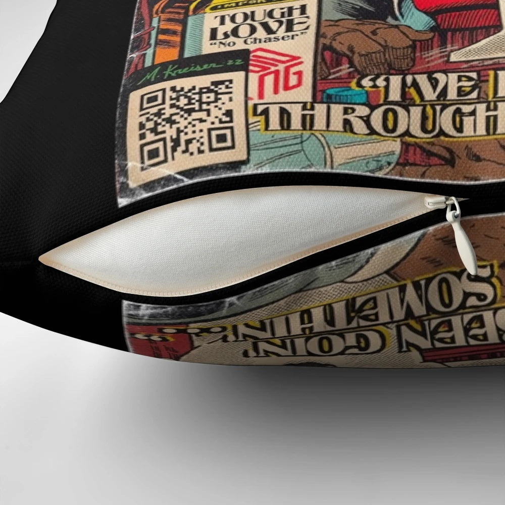 Kendrick Lamar "Mr. Morale & The Big Steppers" album inspired pillow with "I Choose Me, I've Been Goin' Through Somethin'" quote