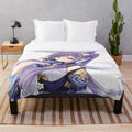 Keqing Genshin Impact Plush Blanket