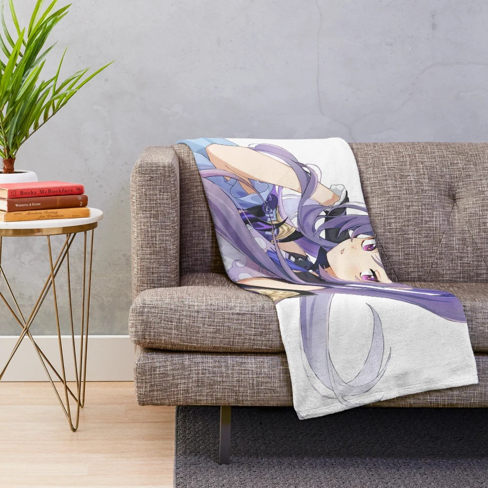 Keqing Genshin Impact Plush Blanket