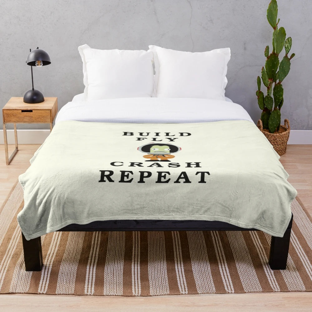 Kerbals Plush Blanket from Kerbal Space Program