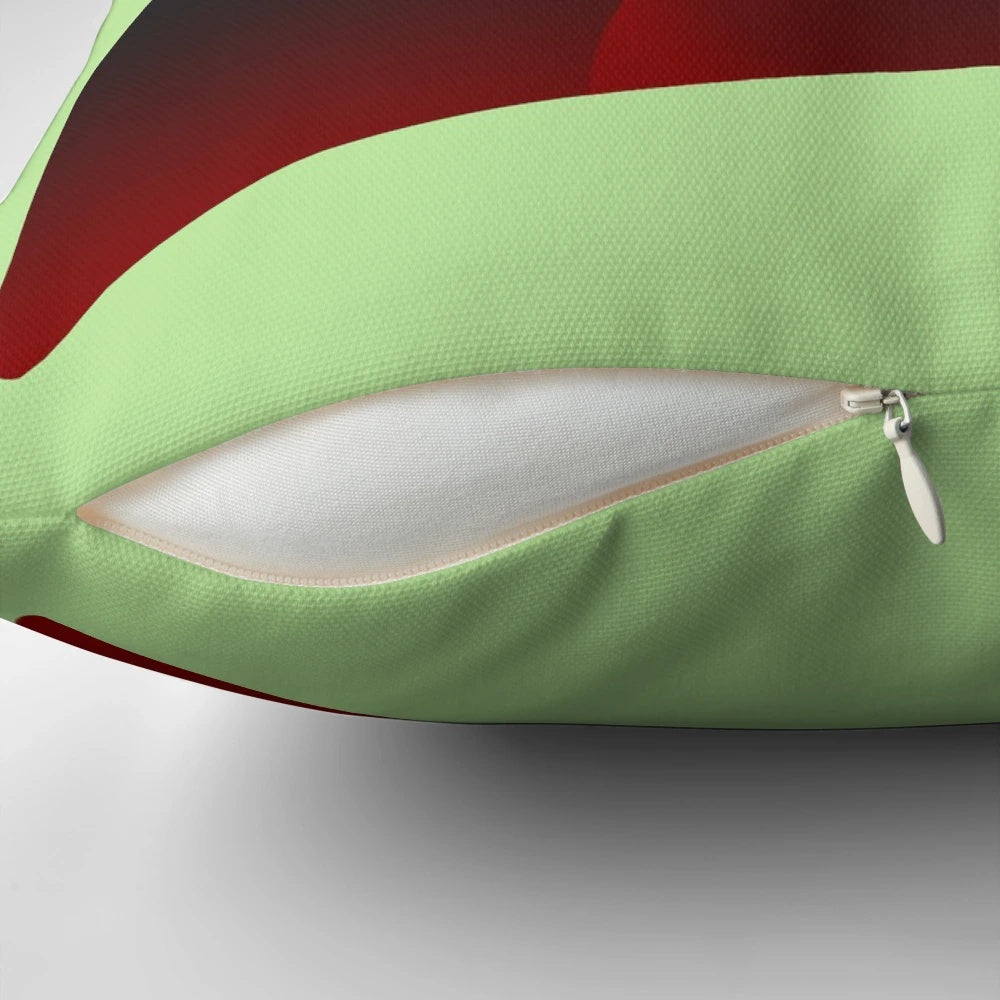 Kerbin-themed pillow featuring Kerbal space program characters and spacecraft