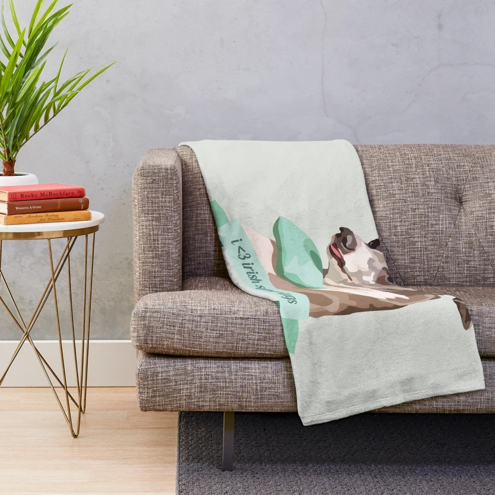 Kermit the Frog-themed plush blanket