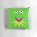 Soft, cuddly Kermit the Frog plush pillow with a vibrant, playful design