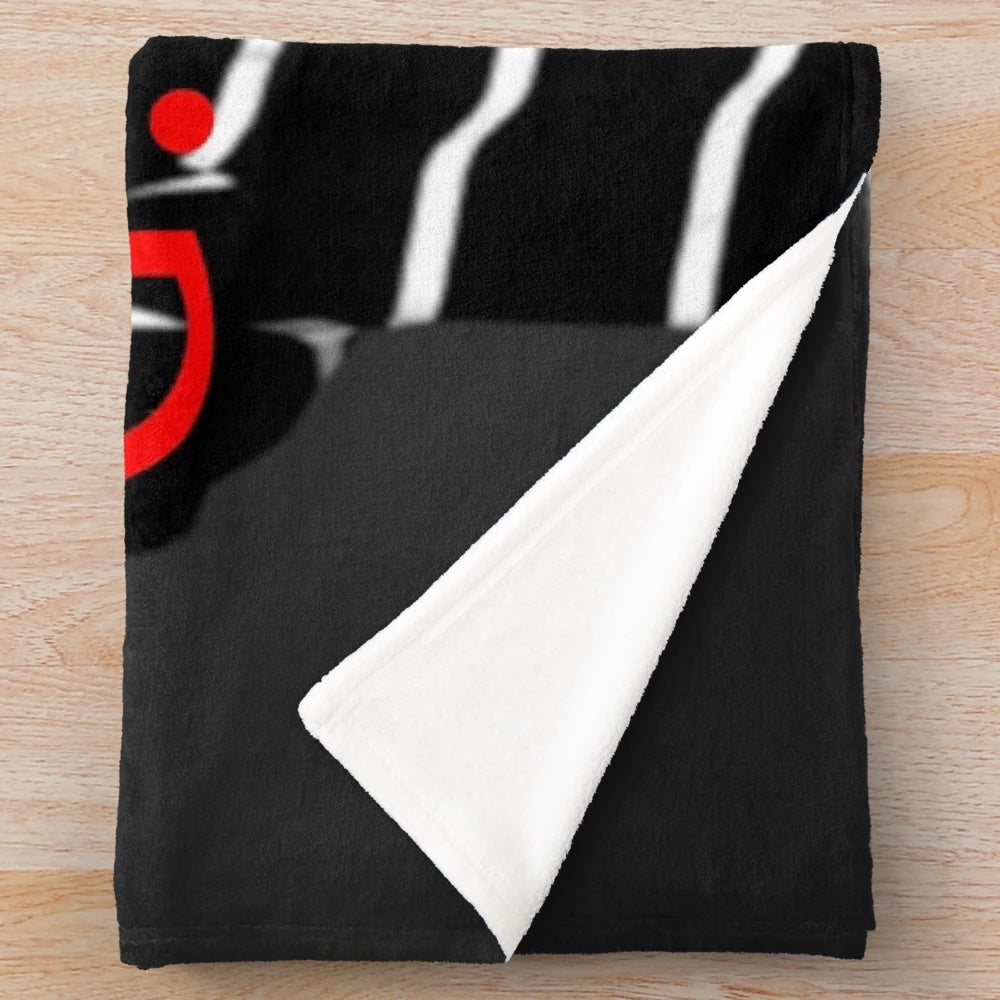 Kerser inspired eshay plush blanket with rapper and hip hop design