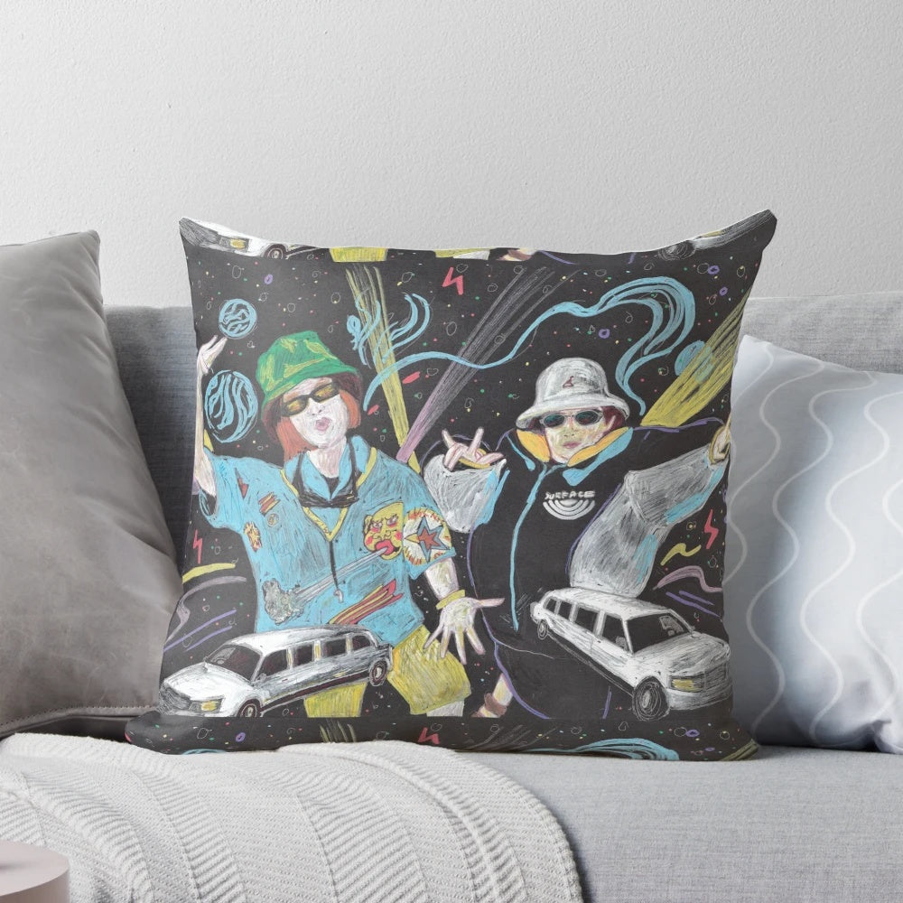 Kevin and Perry Go Large movie-themed pillow with comedy style graphics