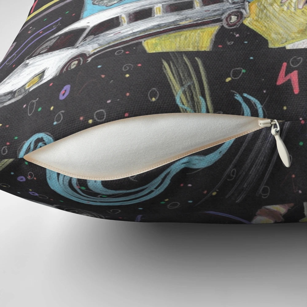 Kevin and Perry Go Large movie-themed pillow with comedy style graphics