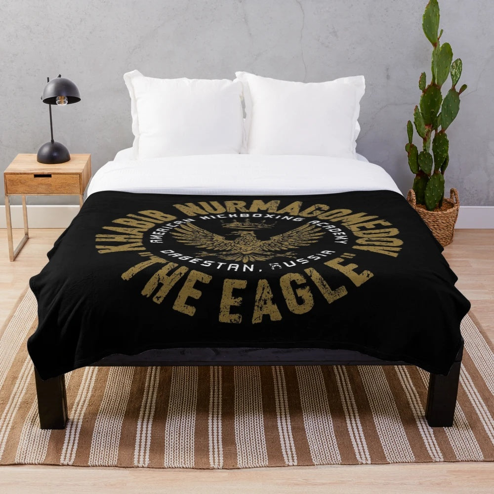 Khabib Nurmagomedov Eagle Plush Blanket