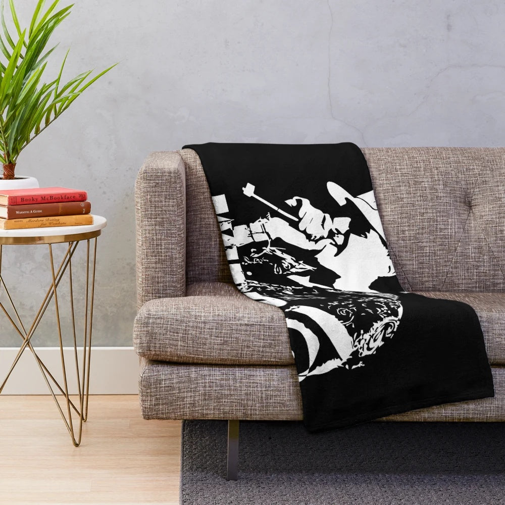 Kidd G Inspired Plush Blanket with Singer's Artwork