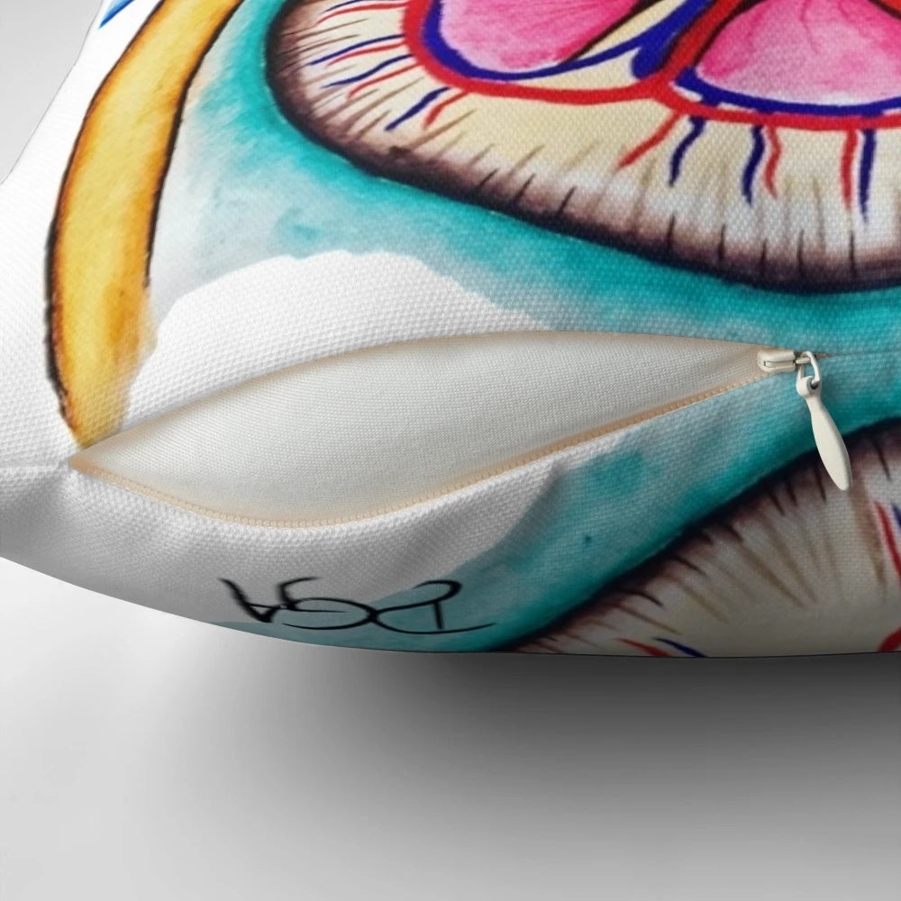 Kidney-shaped memory foam pillow for comfort and renal support