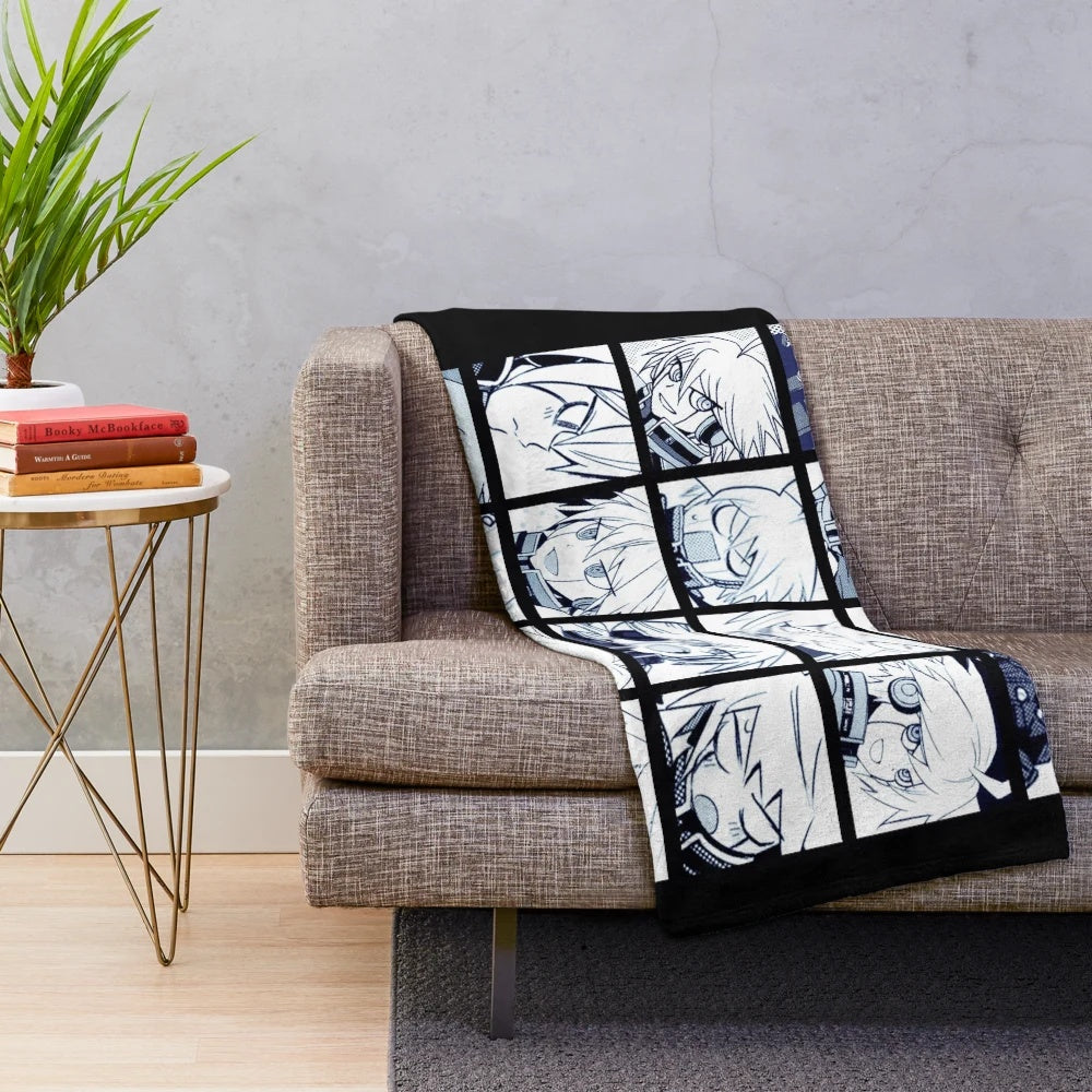 Kiibo plush blanket featuring the character from Danganronpa V3