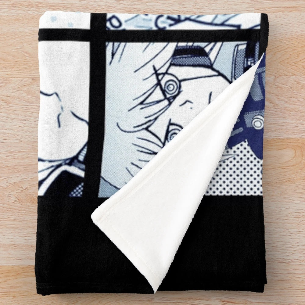 Kiibo plush blanket featuring the character from Danganronpa V3
