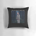 A plush pillow featuring the iconic 'This Is The Skin Of A Killer' Bella meme, perfect for any fan of popular internet culture.