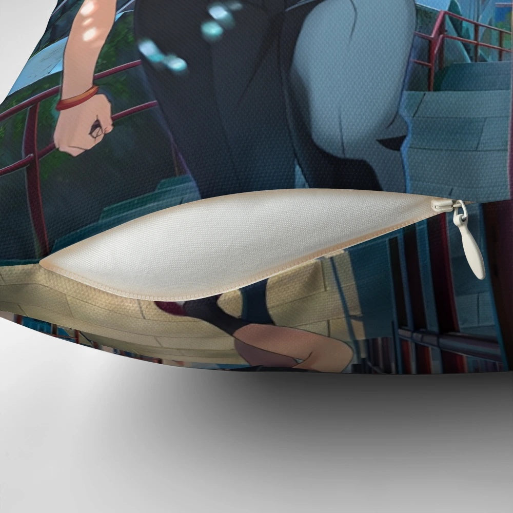 Kimi no Na Wa Anime Pillow - Soft and Comfortable Pillow with Cover Image from the Beloved Anime Film