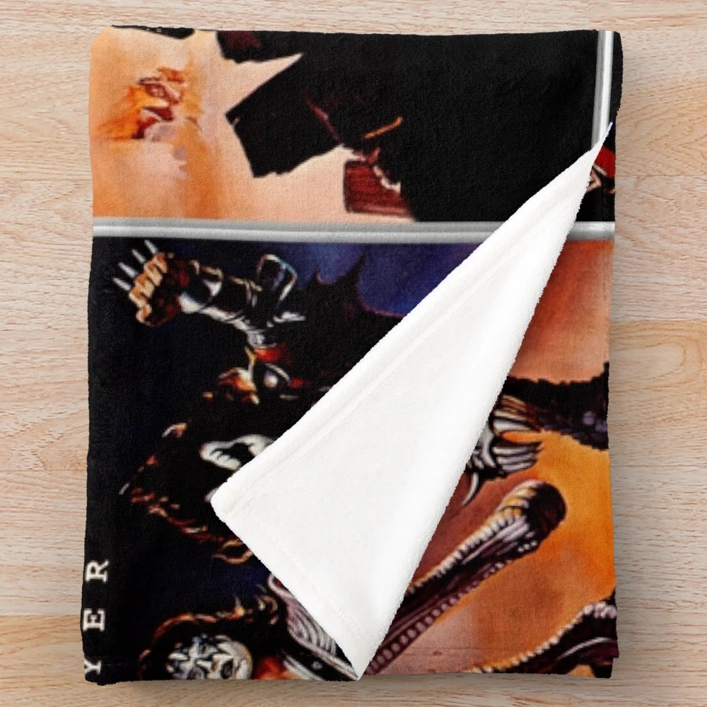 KISS Destroyer 1976 Inspired Plush Blanket