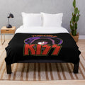 KISS-inspired Starchild design plush blanket