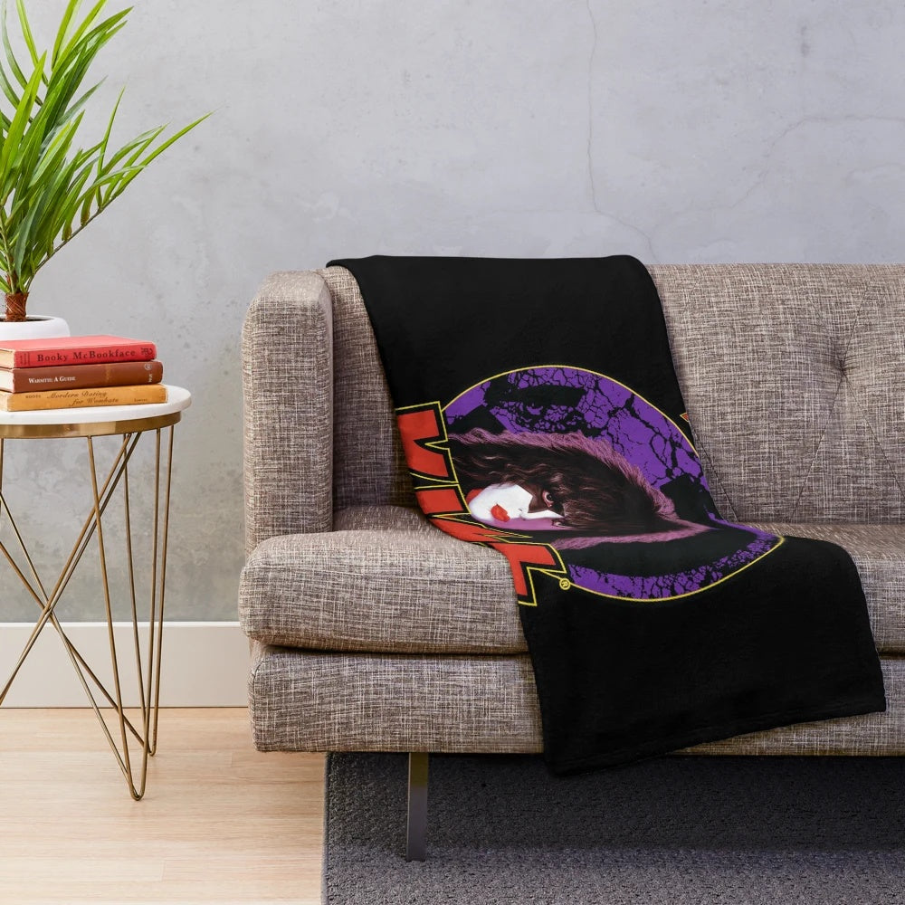 KISS-inspired Starchild design plush blanket