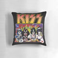 KISS band-inspired unmasked poster art pillow