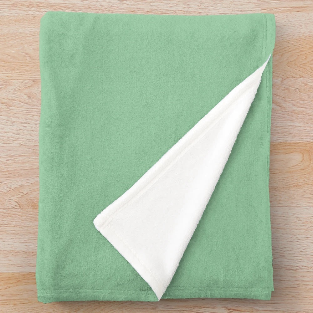 Kite surfer silhouette catching waves on a plush blanket