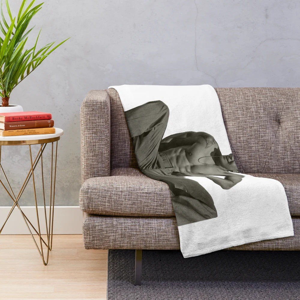 KJ Apa Inspired Plush Blanket - Riverdale Themed Soft Throw Featuring Actor and TV Series