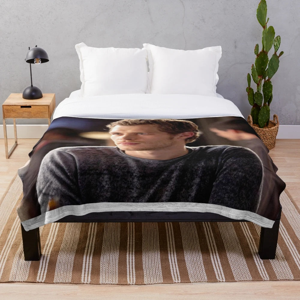 Klaus Mikaelson Plush Blanket - Inspired by The Vampire Diaries TV Series
