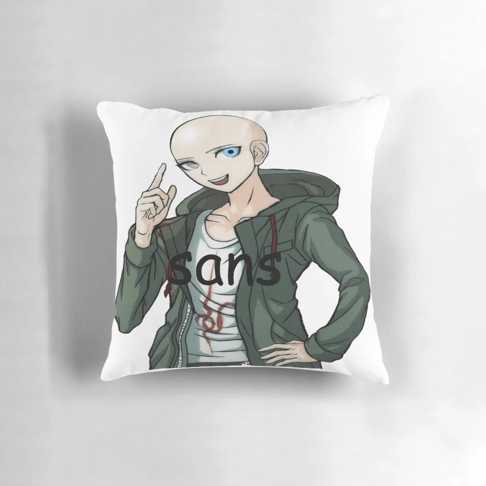 Komaeda Sans Pillow - Comfortable and Stylish Danganronpa and Undertale Crossover Merchandise