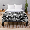 Komi San Plush Blanket with Komi Shouko Anime Character