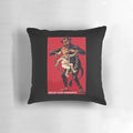 Krampus Christmas Pillow with Merry Graphic Design for Women