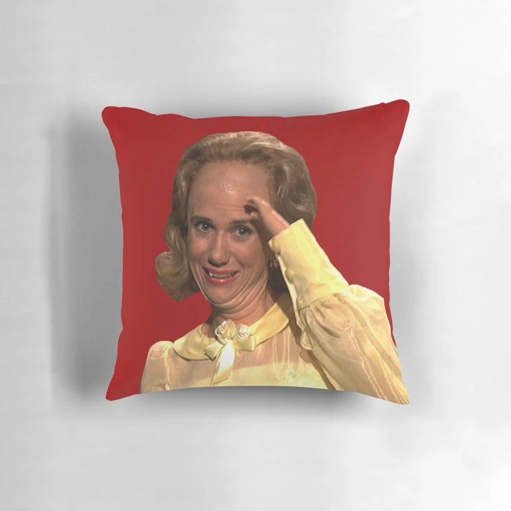 Kristen Wiig Baby Hands Pillow featuring memorable SNL skit character