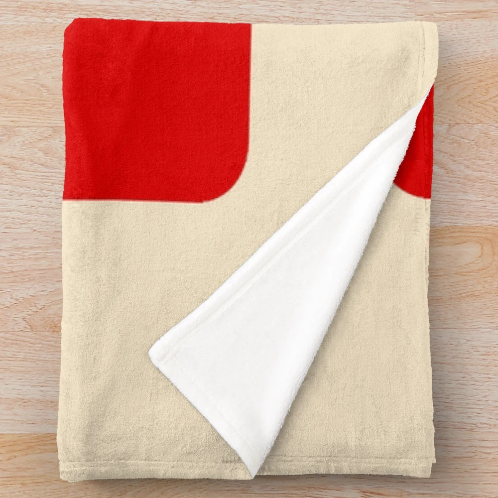 Kubrick plush blanket featuring iconic film imagery