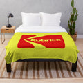 Kubrick-Inspired Plush Blanket featuring iconic film themes