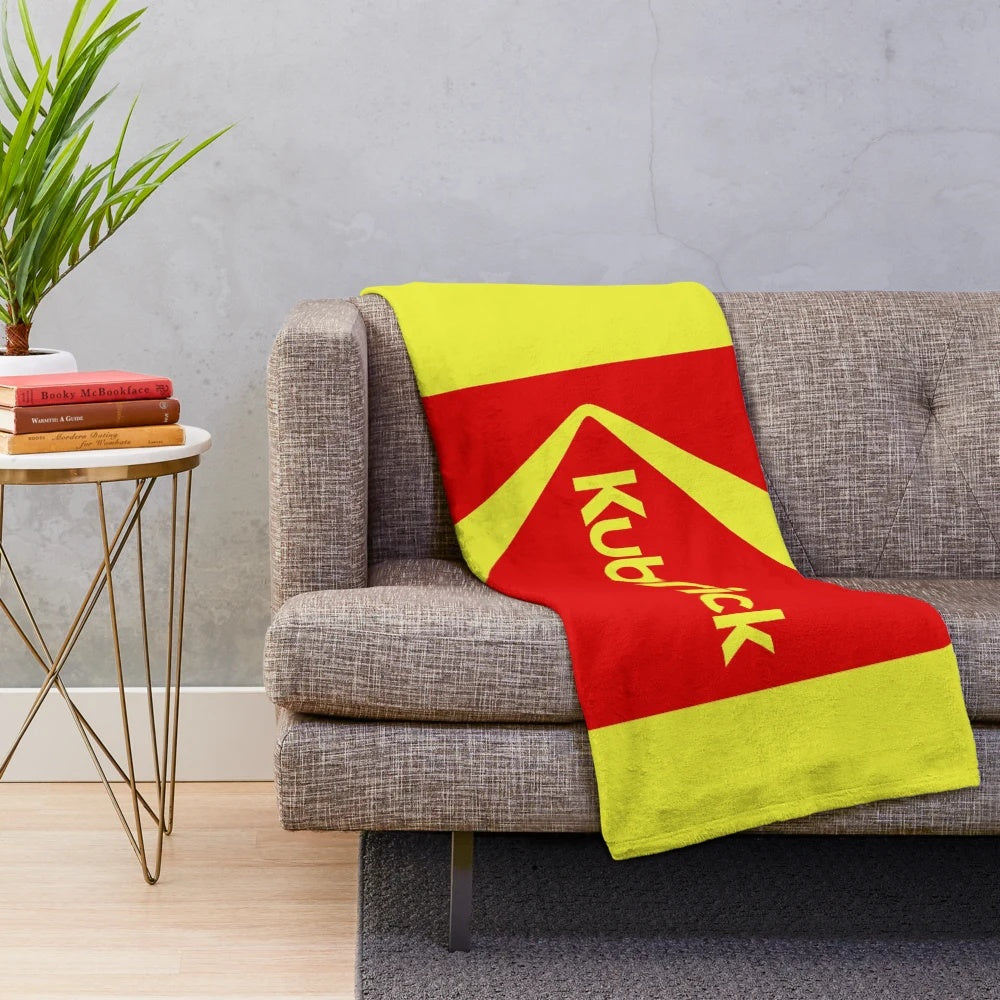 Kubrick-Inspired Plush Blanket featuring iconic film themes