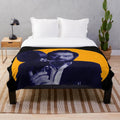 Kubrick-inspired plush blanket featuring iconic imagery and themes from the legendary filmmaker's work