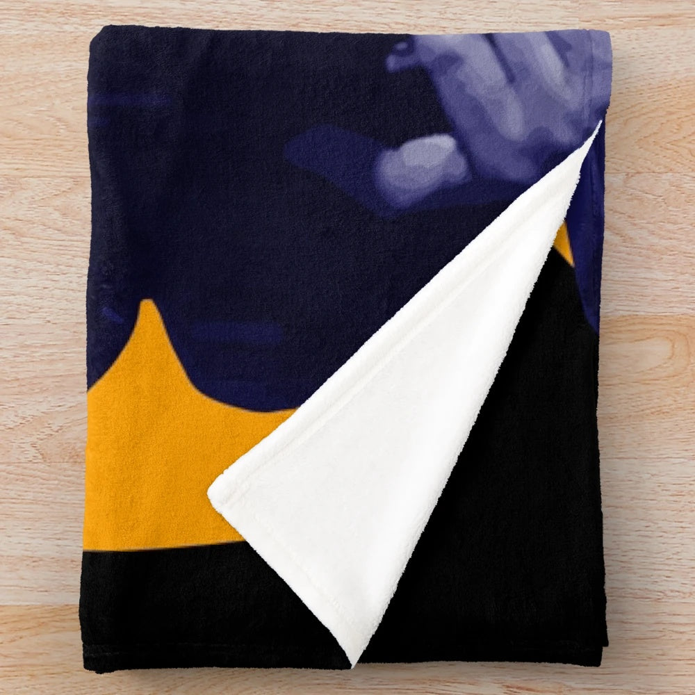 Kubrick-inspired plush blanket featuring iconic imagery and themes from the legendary filmmaker's work