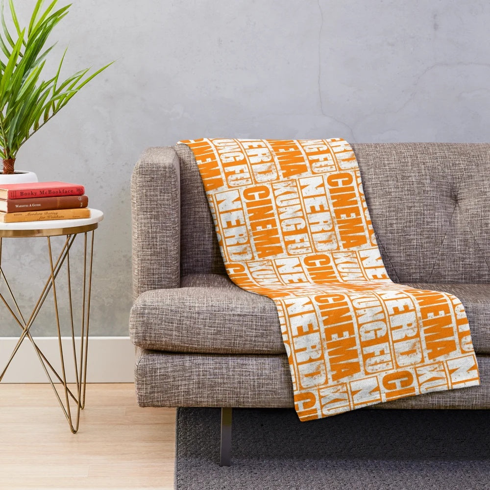 Kung Fu Cinema Inspired Plush Blanket